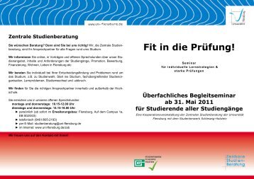 Flyer - UniversitÃ¤t Flensburg