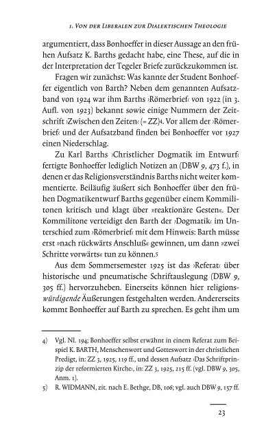 Eine Theologie des Lebens. Dietrich Bonhoeffers - UniversitÃ¤t ...