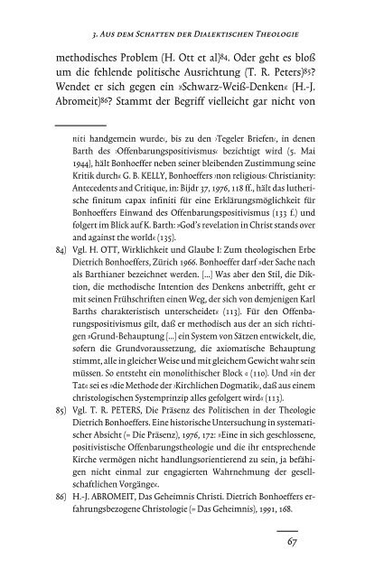 Eine Theologie des Lebens. Dietrich Bonhoeffers - UniversitÃ¤t ...