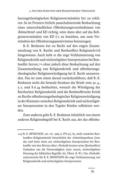 Eine Theologie des Lebens. Dietrich Bonhoeffers - UniversitÃ¤t ...