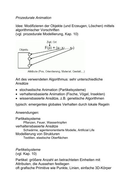 Animation Lehrstuhl Grafische Systeme