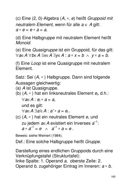 Algebraische Strukturen (PDF) - GWDG