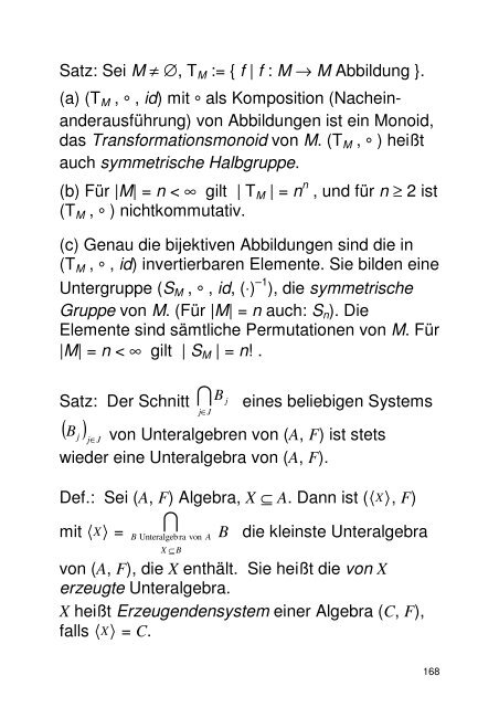 Algebraische Strukturen (PDF) - GWDG