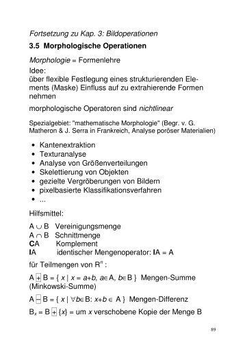 Morphologische Operationen (PDF)