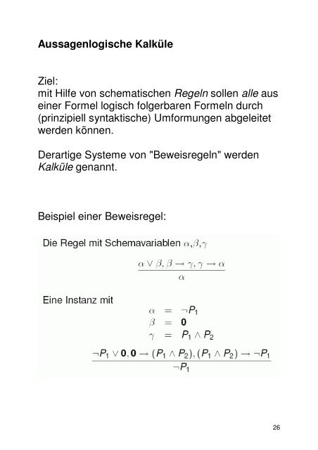 Aussagenlogische KalkÃ¼le (PDF) - GWDG