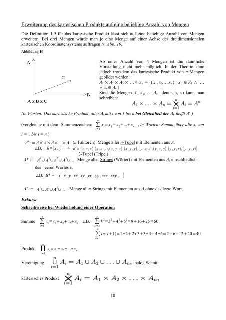 Mathematische Grundlagen fÃ¼r Forstwissenschaften - FakultÃ¤t fÃ¼r ...