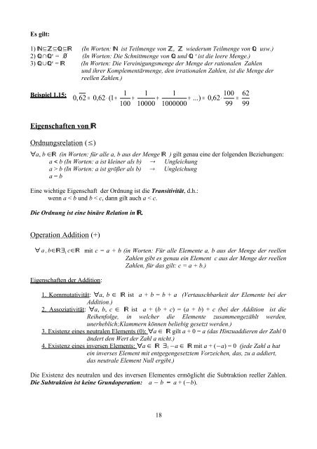 Mathematische Grundlagen fÃ¼r Forstwissenschaften - FakultÃ¤t fÃ¼r ...