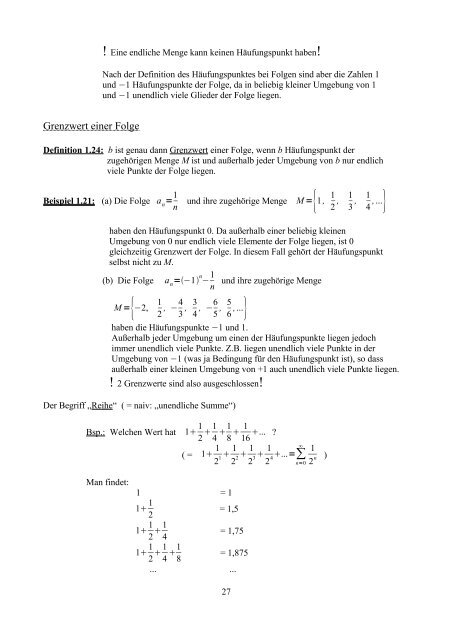 Mathematische Grundlagen fÃ¼r Forstwissenschaften - FakultÃ¤t fÃ¼r ...