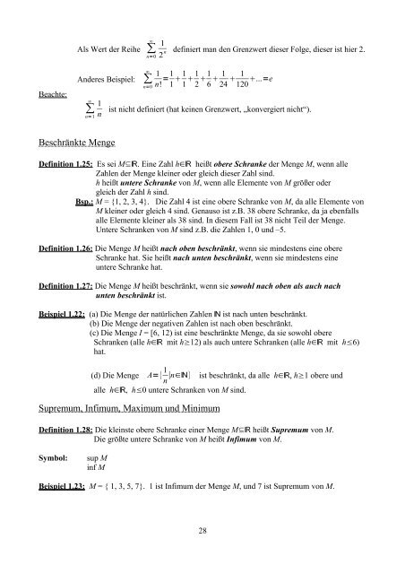 Mathematische Grundlagen fÃ¼r Forstwissenschaften - FakultÃ¤t fÃ¼r ...