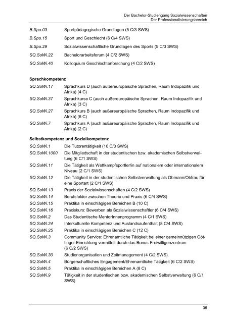 Infoheft für Erstsemesterstudierende WiSe 13/14 - Georg-August ...