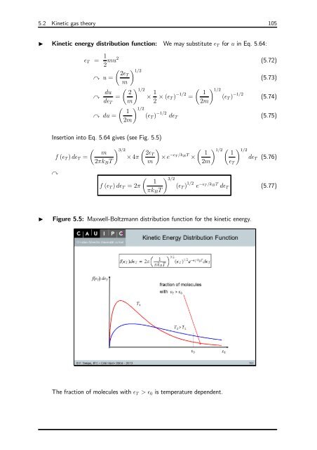 Physical Chemistry 3: — Chemical Kinetics — - Christian-Albrechts ...