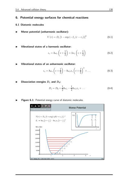 Physical Chemistry 3: — Chemical Kinetics — - Christian-Albrechts ...