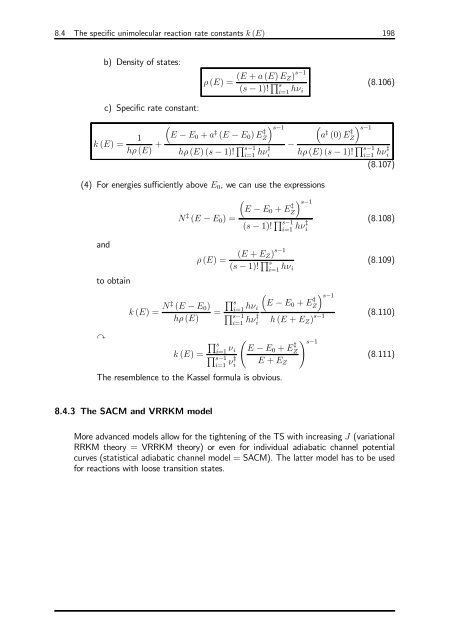 Physical Chemistry 3: — Chemical Kinetics — - Christian-Albrechts ...