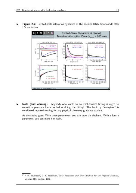 Physical Chemistry 3: — Chemical Kinetics — - Christian-Albrechts ...