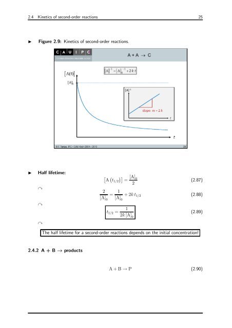 Physical Chemistry 3: — Chemical Kinetics — - Christian-Albrechts ...