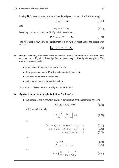 Physical Chemistry 3: — Chemical Kinetics — - Christian-Albrechts ...