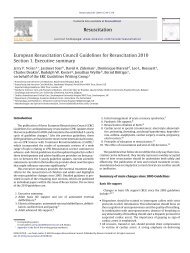 European Resuscitation Council Guidelines for Resuscitation 2010 ...