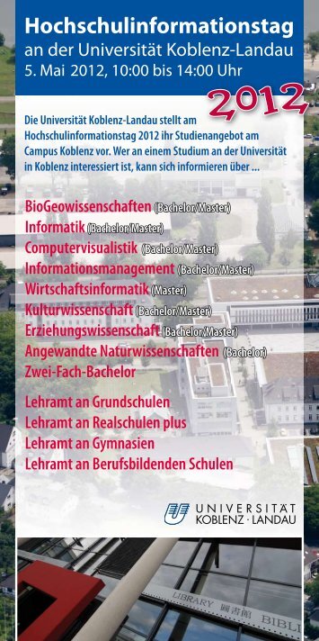 Informationen - UniversitÃ¤t Koblenz Â· Landau