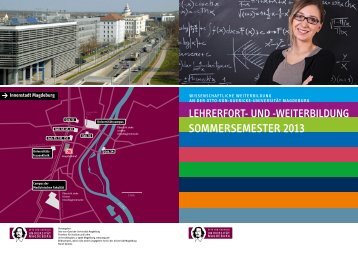 sommersemester 2013 - Otto-von-Guericke-Universität Magdeburg
