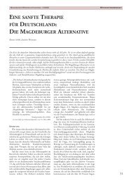 Die Magdeburger Alternative - Otto-von-Guericke-UniversitÃ¤t ...