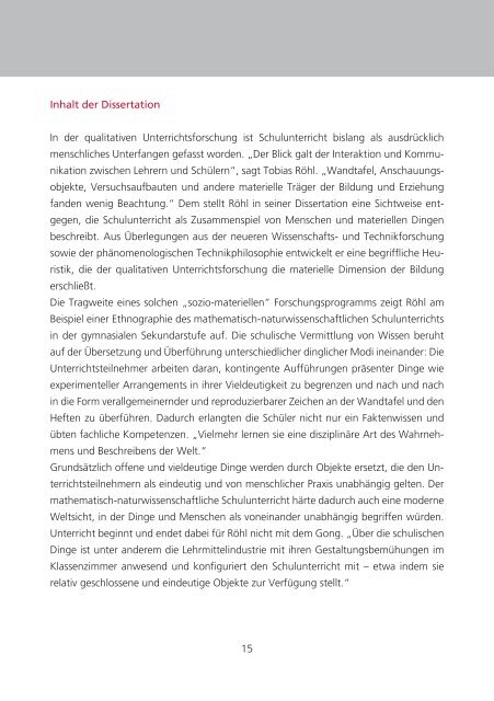 Ausgezeichnete Abschlussarbeiten 2012/2013 - Johannes ...