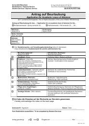 Antrag auf Beurlaubung - Regelschule