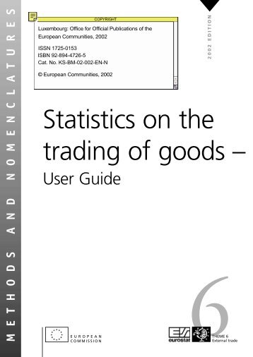 Statistics on the trading of goods â