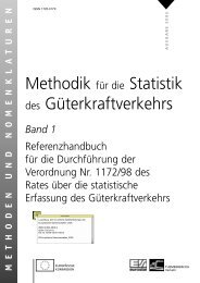 methodik fÃ¼r die statistik des gÃ¼terkraftverkehrs - Europa