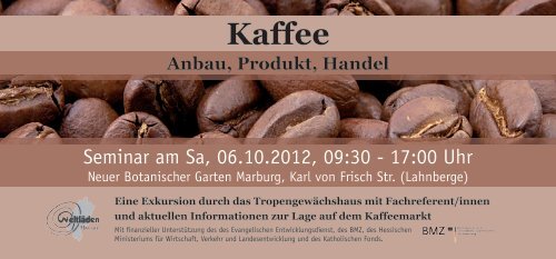 Kaffee - Anbau, Produkt, Handel - uni-marburg