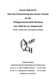 Chronik Sonderausgabe 2013 - Philipps-Universität Marburg