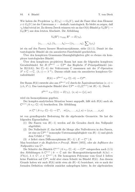 Differenzierbare Mannigfaltigkeiten - Mathematisches Institut