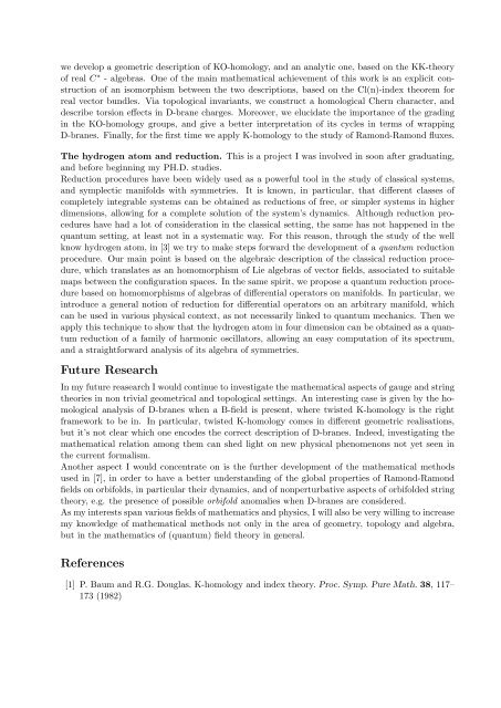 Research statement (short version)