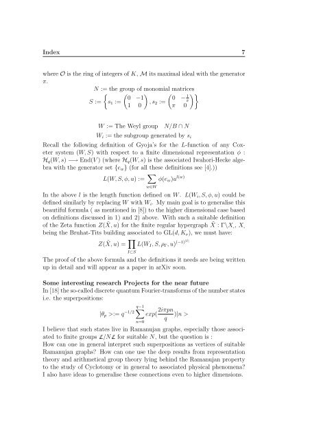 Teaching Statement and Statement of Research Plans - GWDG