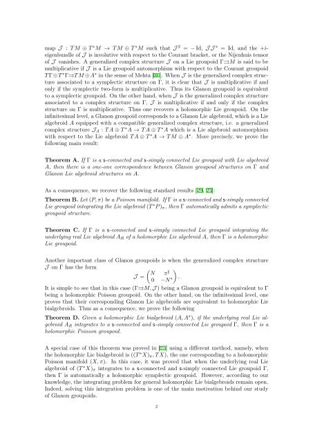Glanon groupoids - Mathematisches Institut - GWDG