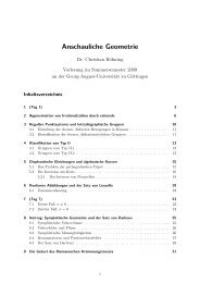 Anschauliche Geometrie