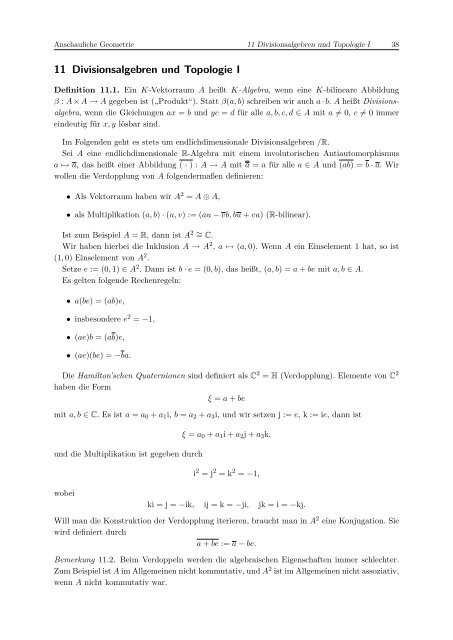 Anschauliche Geometrie