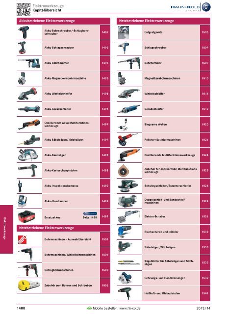 Katalog Elektrowerkzeuge