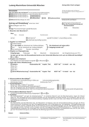 F1 - Ludwig-Maximilians-Universität München