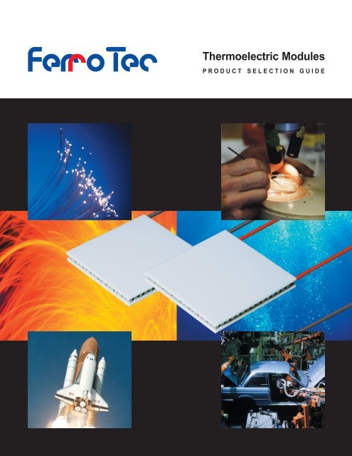 Thermoelectric Module Product Selection Guide - Ferrotec