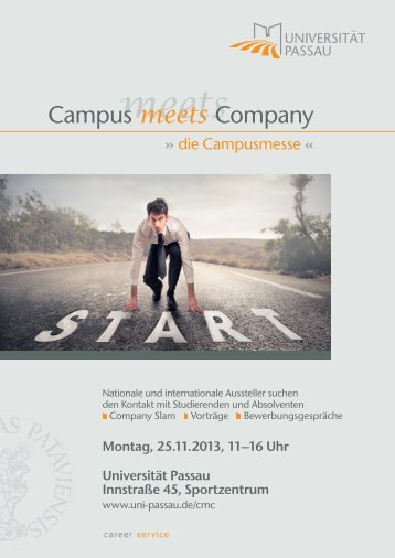 Campus meets Company - Universität Passau