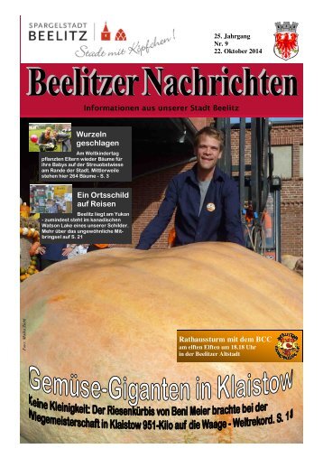 Beelitzer Nachrichten - Oktober 2014