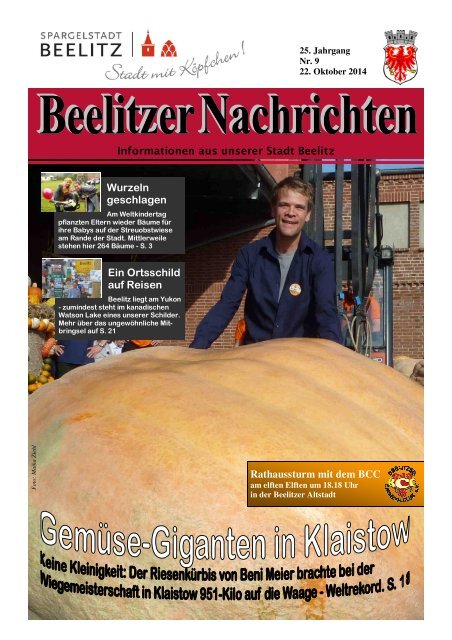 Beelitzer Nachrichten - Oktober 2014