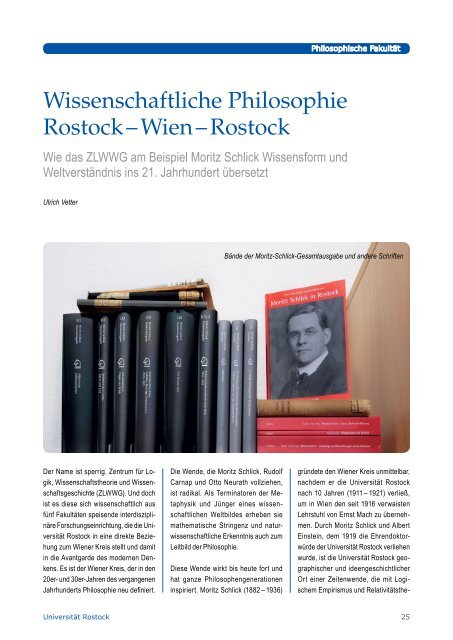 Ausgabe1/2013 - UniversitÃ¤t Rostock
