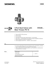 OEM 3-Port Seat Valves with Male Thread, PN 16 VXG48...