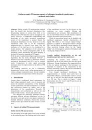 Online acoustic PD-measurements of oil/paper-insulated transformers