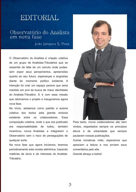 OBSERVATORIO DO ANALISTA EM REVISTA - 1 EDICAO