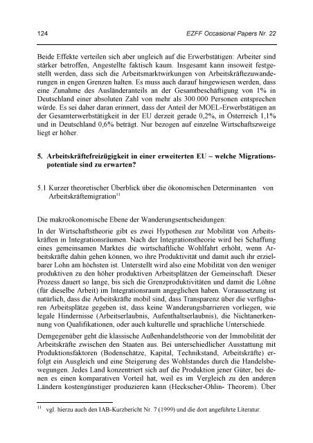 Die Osterweiterung der Euopaeischen Union (OcP 22) - UniversitÃ¤t ...