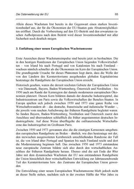 Die Osterweiterung der Euopaeischen Union (OcP 22) - UniversitÃ¤t ...