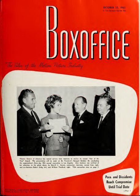 Boxoffice October251965