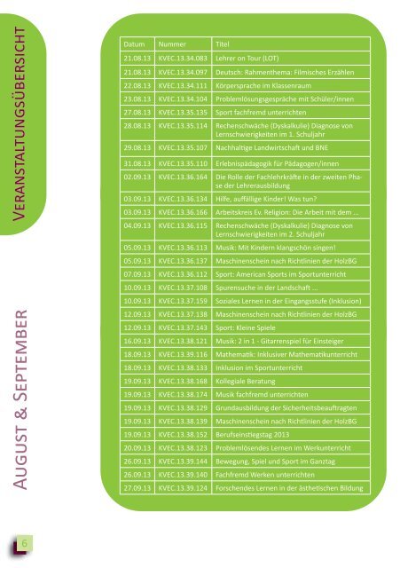 Programmheft 2/2013 - Universität Vechta